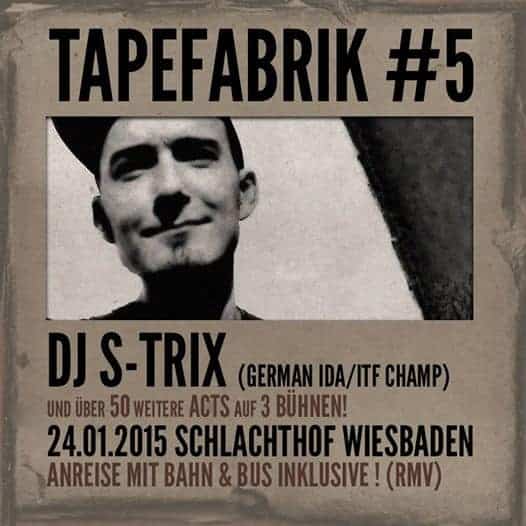 TAPEFABRIK #5 mit DJ S-TRIX Cover