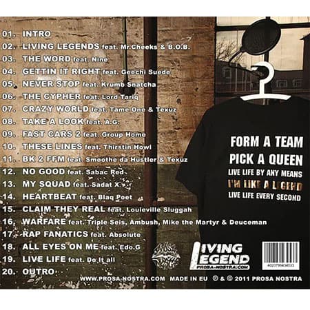 Mad Mic vs Tyler Torance Calibuz Wax - Living Legends Cover