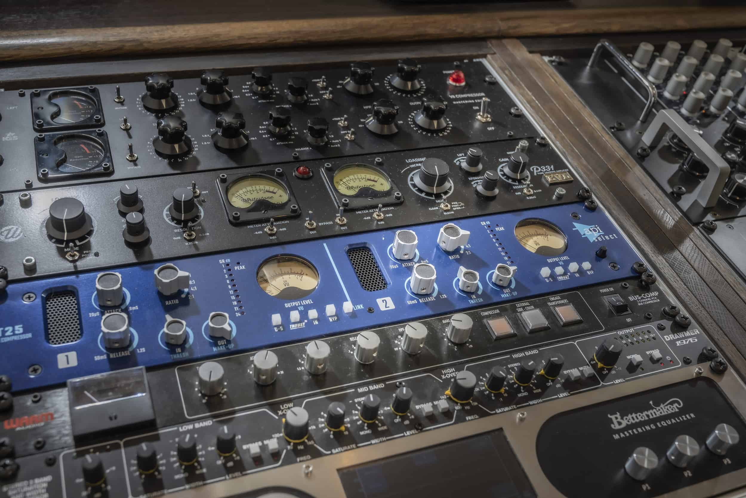 Mastering Equipment API Warm Audio Drawmer Whitstone and IGS
