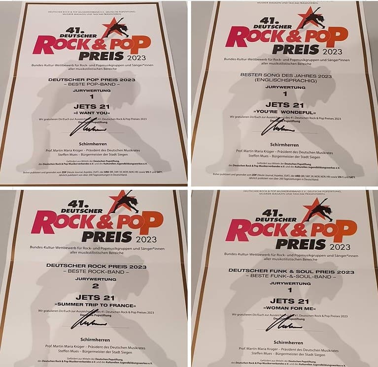 41. Deutscher Rock & Pop Preis 2023 Gewinner