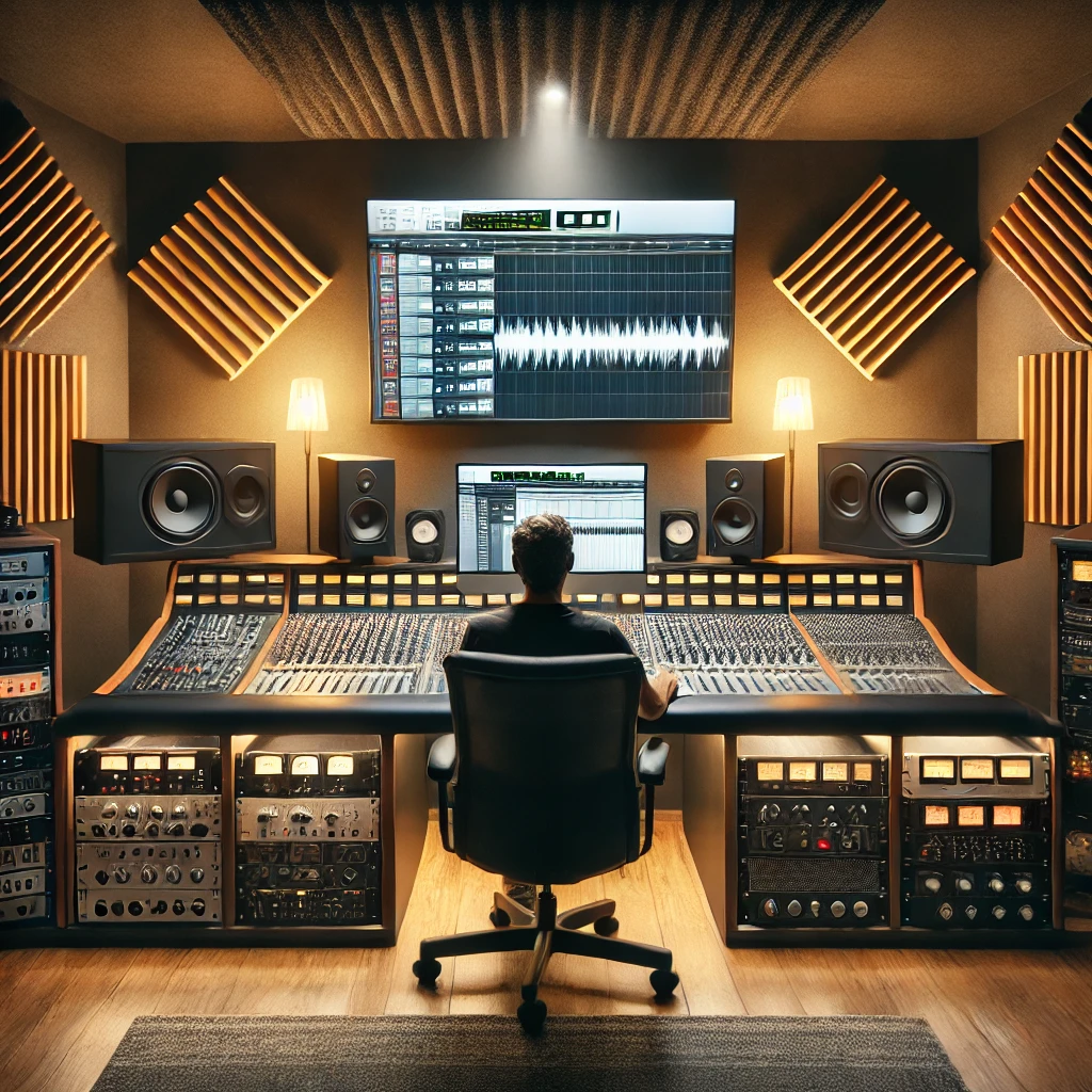 Mastering Studio mit Mastering Engineer