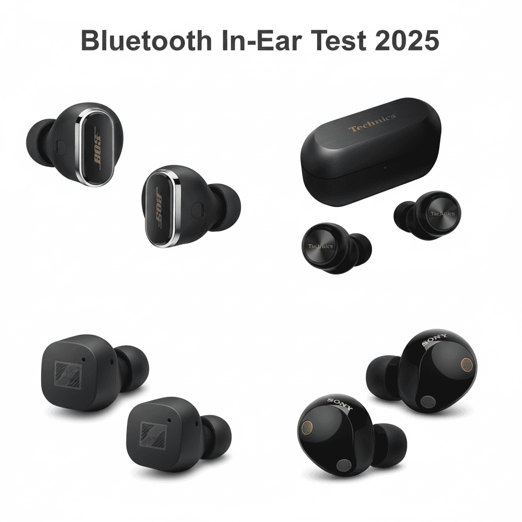 Audio Restauration – Bluetooth_in_ear_test_Bose_Technics_Sennheiser_Sony