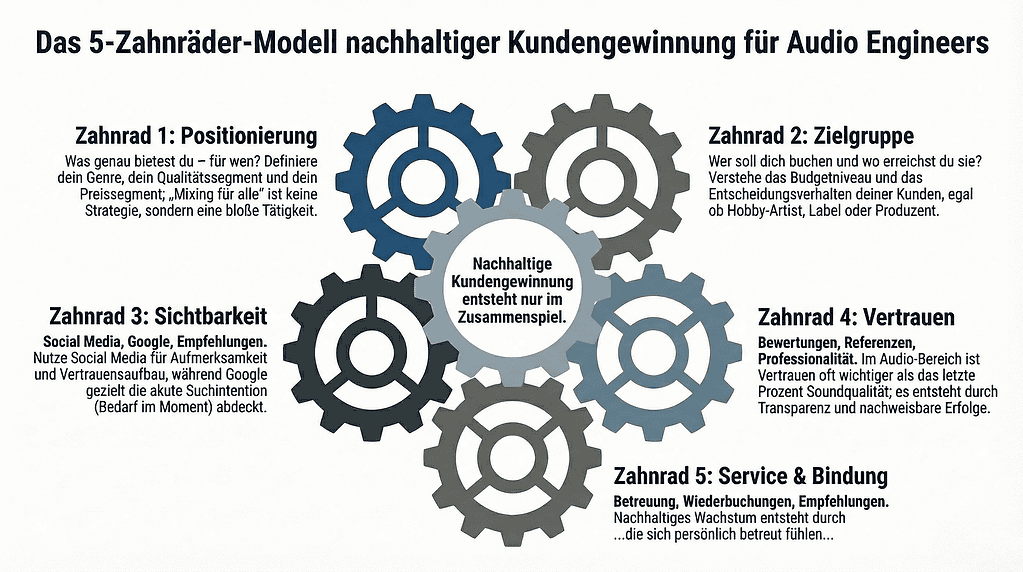 Lydtekniker – kundeopkøb – lydtekniker – 5-gears model