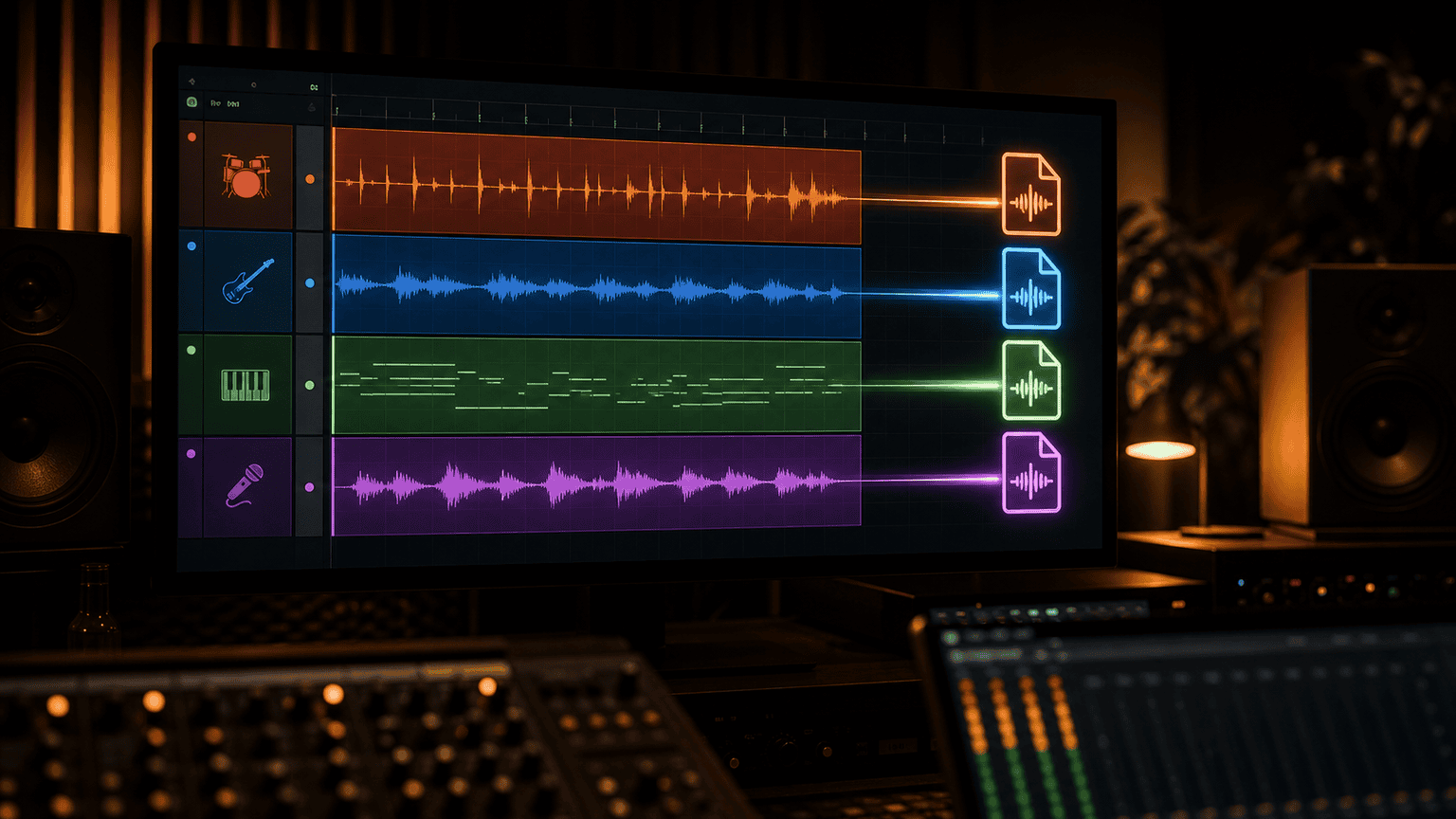 Mid-Side und die Bearbeitungsmöglichkeiten – Stems exportieren für das Mastering