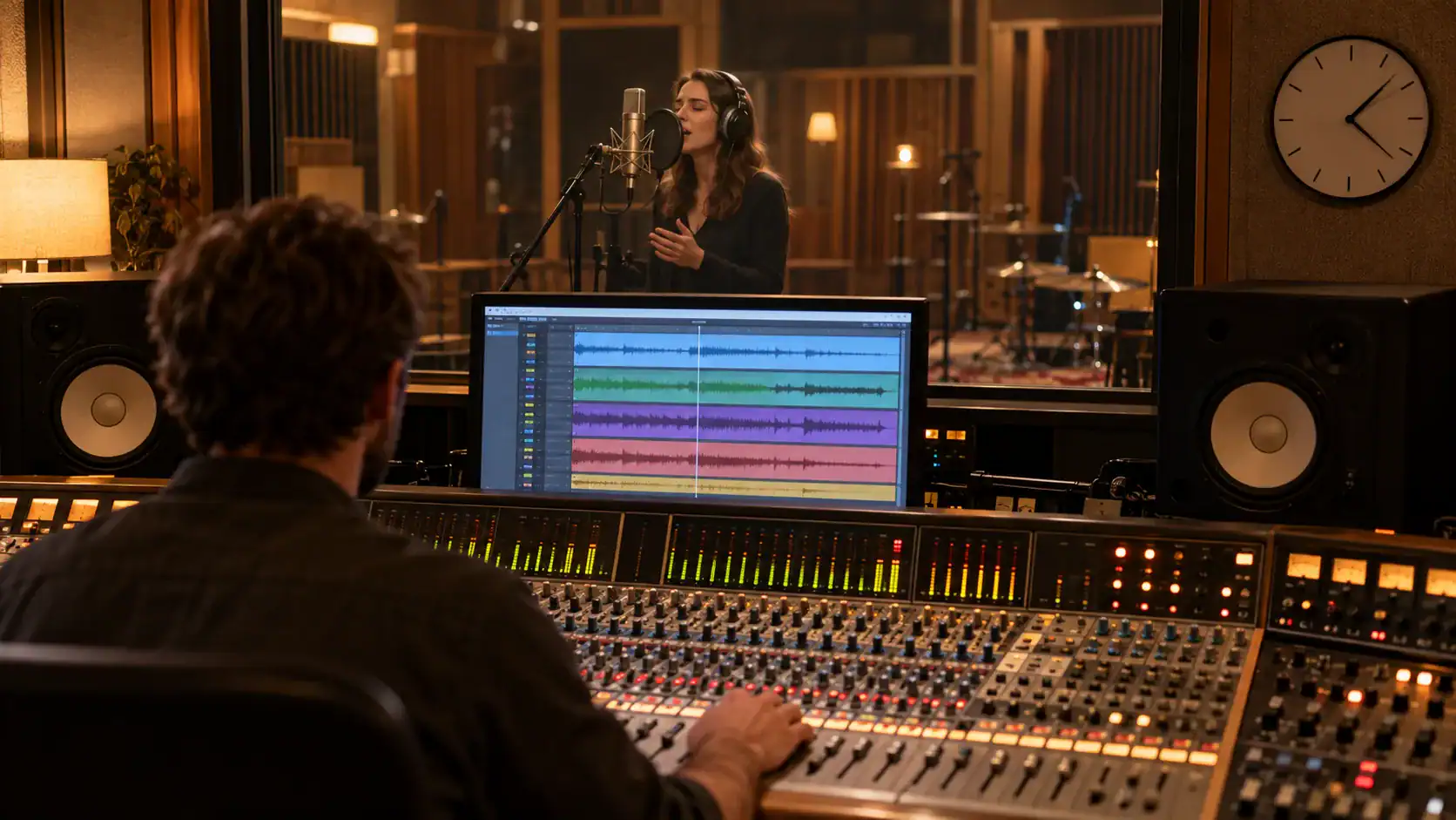 KI – Tonstudio-Kosten: Aufnahme-Session mit Engineer und Sängerin