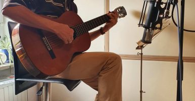 Akustik Gitarre Recording mit Manley Reference Cardioid bei Peak-Studios